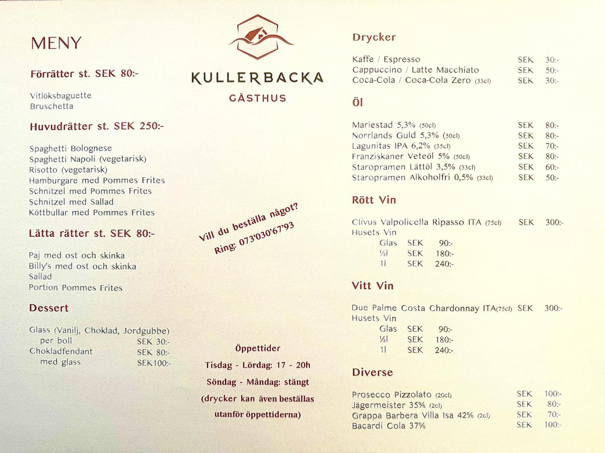 Kullerbacka Gaesthus Hotel Segersta Luaran gambar
